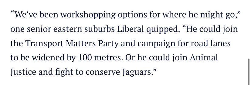 sumeyyailanbey's tweet image. A senior Liberal on the future of Kew MP Tim Smith. theage.com.au/national/an-mp…