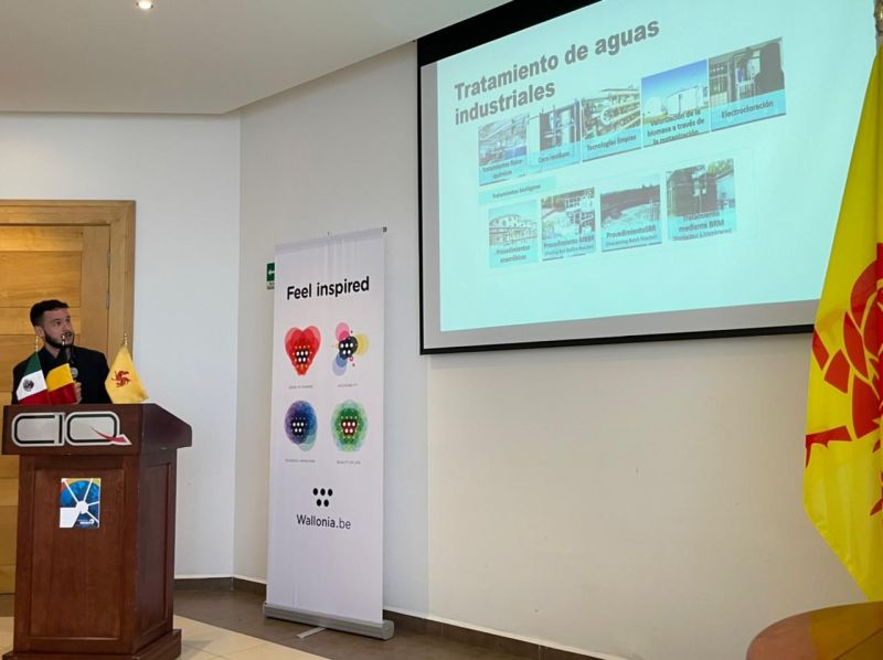BelgicaMEX's tweet photo. Roadshow en Querétaro🇧🇪🇲🇽 de @AWEX_Belgium con una delegación de 4 empresas valonas/belgas del sector del medio ambiente: John Cockerill, Eloy Water, Ménart y Joskin. Gracias a las empresas de QRO, al gobierno y al Subsecretario del Medio Ambiente de Querétaro por sus presencias. https://t.co/xBsodtOPXS