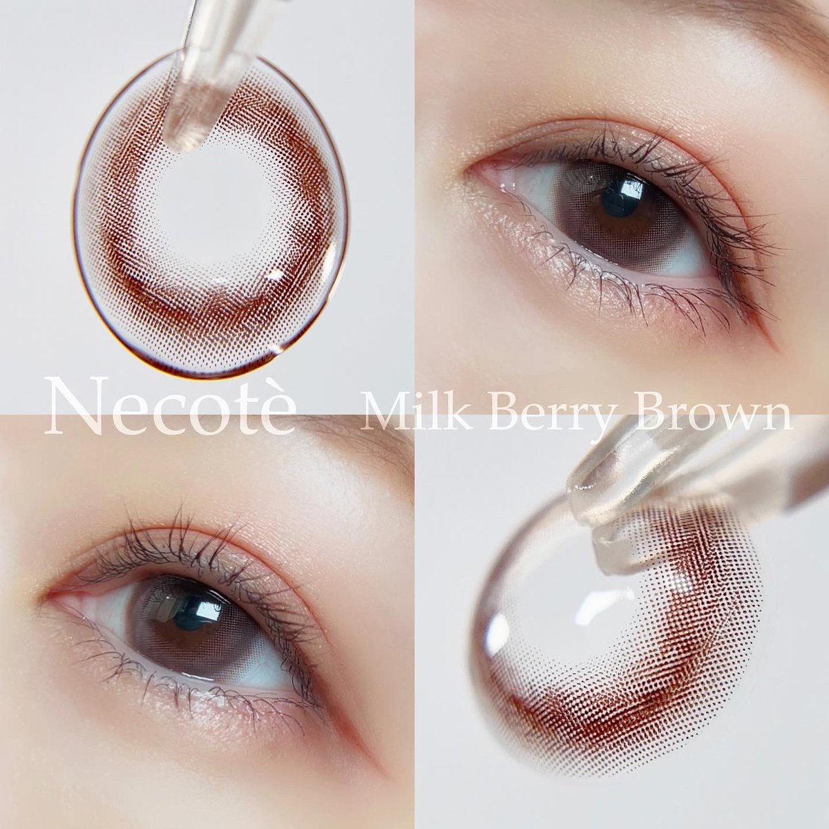 yunalogx's tweet photo. めちゃくちゃ可愛いカラコン見つけた🐈🐾

Necotè
Milk Berry Brown

濃淡をつけたレンズデザインで、
抜け感とまろみ色の新カラコン👀💓

┈┈┈┈┈┈┈┈┈┈
6Month
DIA：14.2mm
着色直径：13.4mm
BC：8.6mm
┈┈┈┈┈┈┈┈┈┈

#necote #ネコテ #weekendshop #PR #猫 #カラコンレポ https://t.co/2TXYYLR1lw