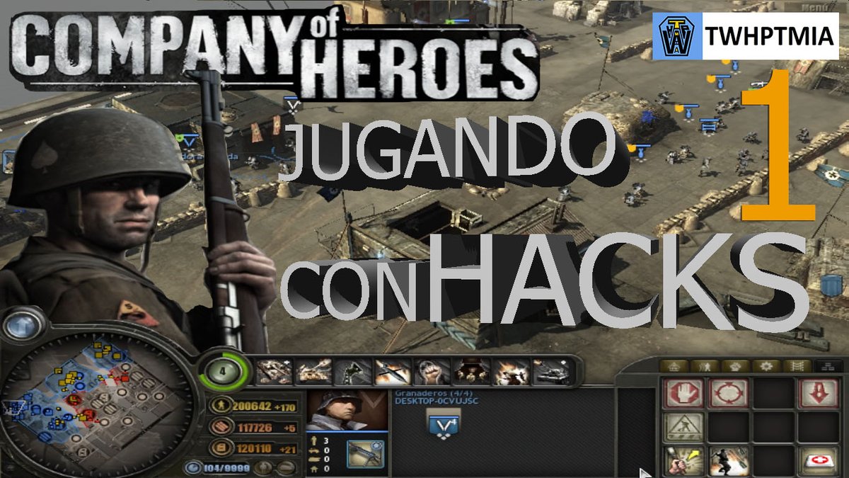 twhptmia's tweet photo. https://t.co/vkOpE8EGxc
Jugando al Company of Heroes con HACKS, Solo contra la IA. https://t.co/oUujH0Lc8Q