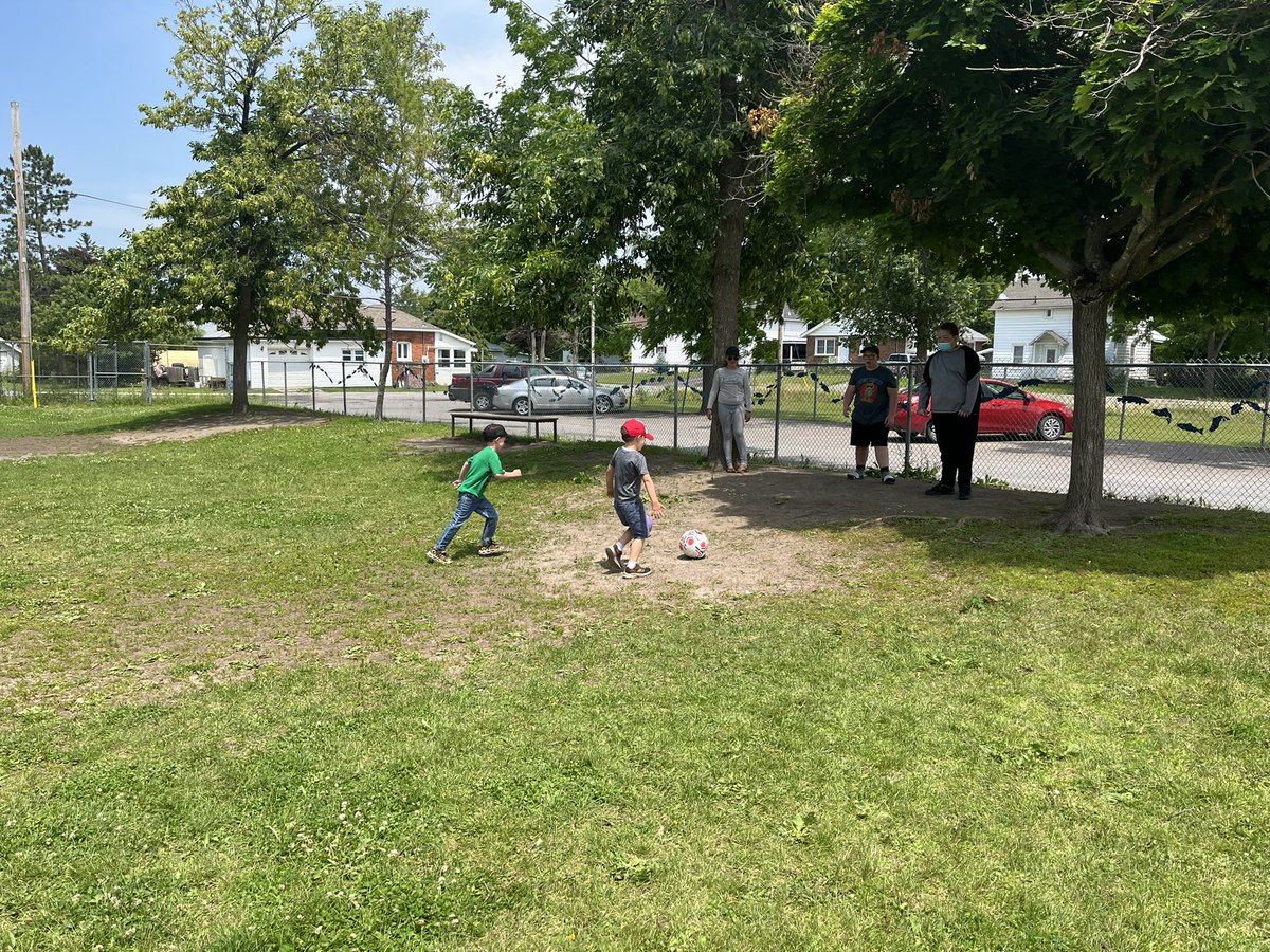 Today, our kindergarten students showed our 6/7 class things that God created, and took some time to play! #togetherisbetter ❤️ <a href="/alcdsb_cart/">St. Carthagh Catholic School</a>