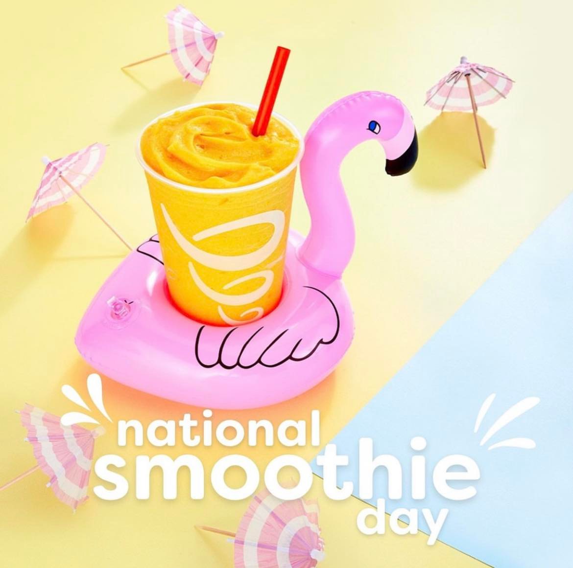 Happy National Smoothie Day! Perfect day to celebrate when its 96 degrees in Sacramento!☀️ Enjoy a $4 medium @JambaJuice today! Must apply reward at checkout. 🍓🍑🍍🍎🥭 #smoothies #DOCOSacramento #HelloDOCO