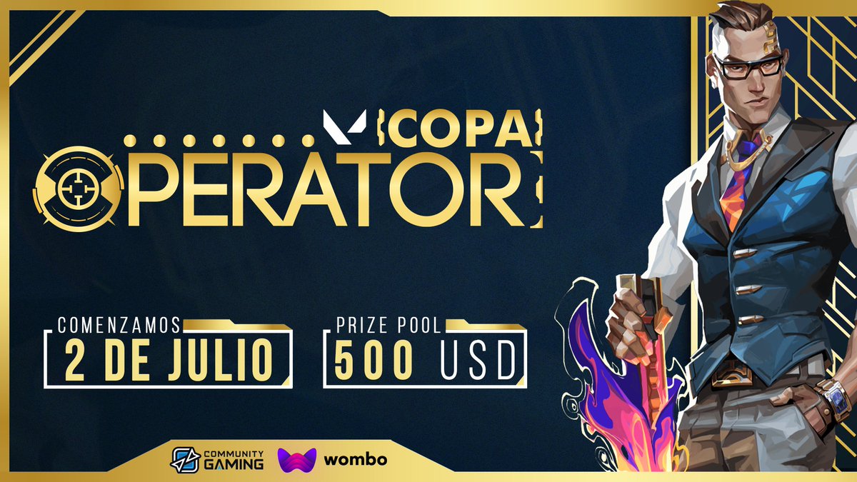 🎮¿Quieres ser un jugador profesional de #VALORANT ?

✨️Regístrate en <a href="/wombo_gg/">WOMBO GG</a> y entrena con pro players y coaches reconocidos

💪Y no olvides participar en la #CopaOperator 👇
 🤑$500 USD al Top4
📆2-3 de Julio / 15hs ARG
🌎Región LAS

👉Inscríbete en: communitygaming.io/tournament/cop…