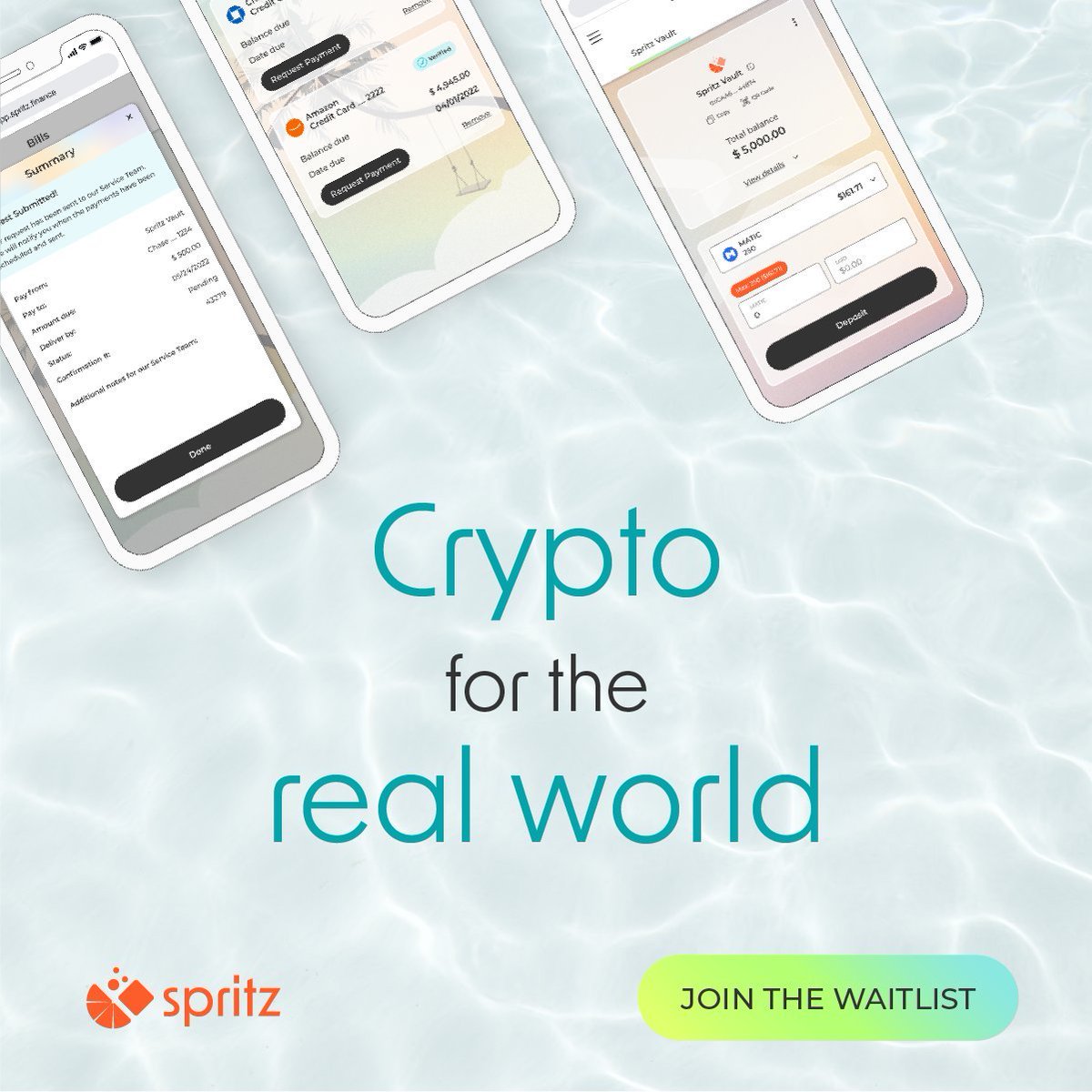 🎖️Unlock real-world utility from your crypto!

Spritz Finance🍹connects your IRL bills with a #crypto wallet like Metamask without bank offramps.
It's quick, secure &amp; reliable. 

👉US beta sign-up spritz.finance/?utm_source=fl…

🐦 <a href="/spritzfinance/">Spritz Finance</a>
Discord: bit.ly/3mPSnNt