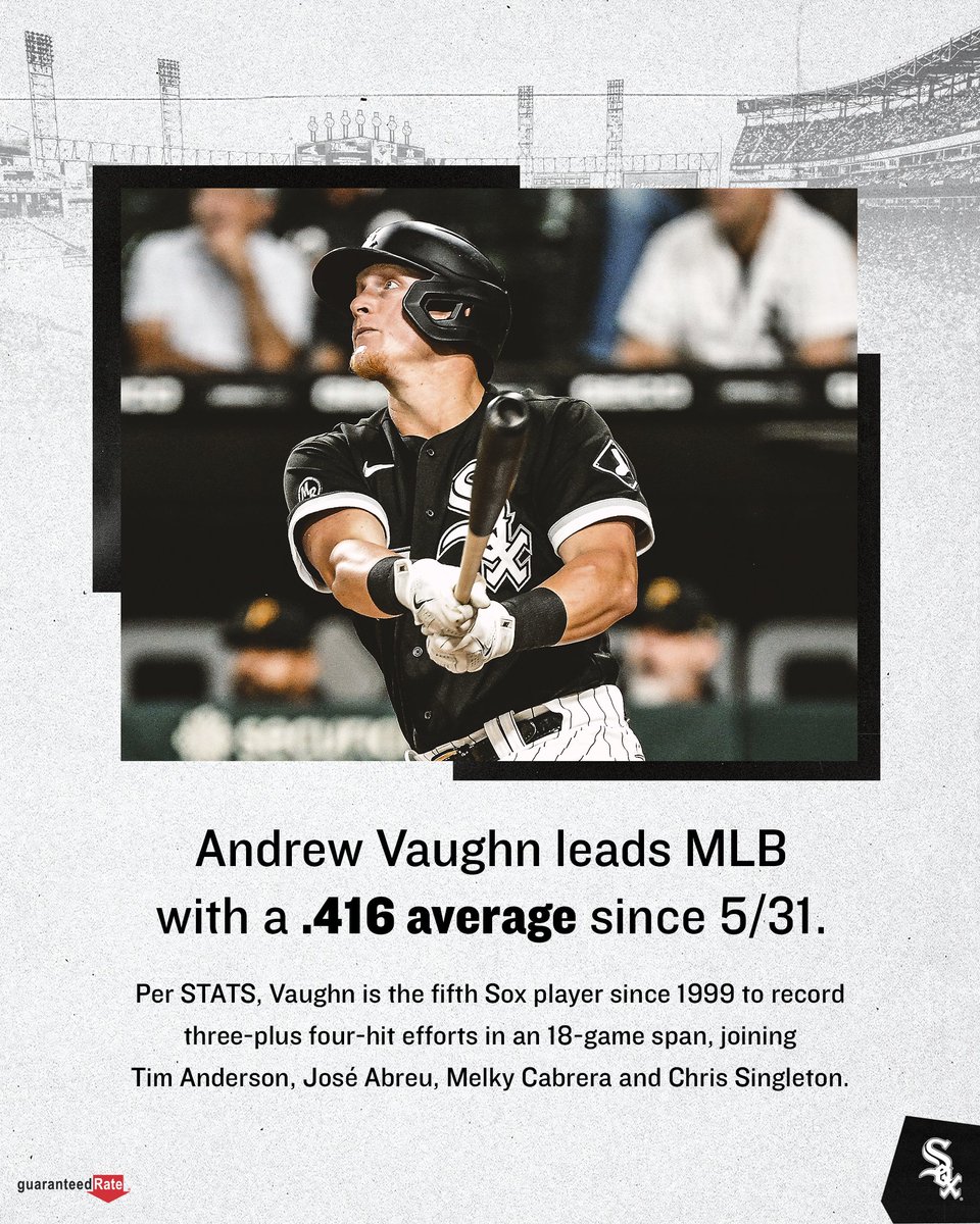 whitesox's tweet photo. On a hot streak. 🔥 https://t.co/vroAZGa4g0