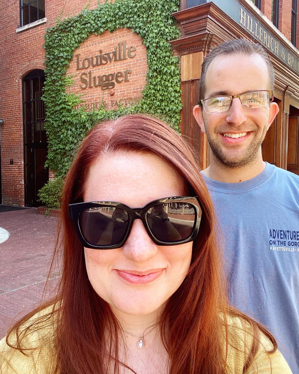DanielleKay89's tweet photo. Visited the #LouisvilleSluggerMuseum today… @JakeSiegelTV was like a kid in a toy store he was so excited to go. ⚾️ https://t.co/JnpUN5LOVm