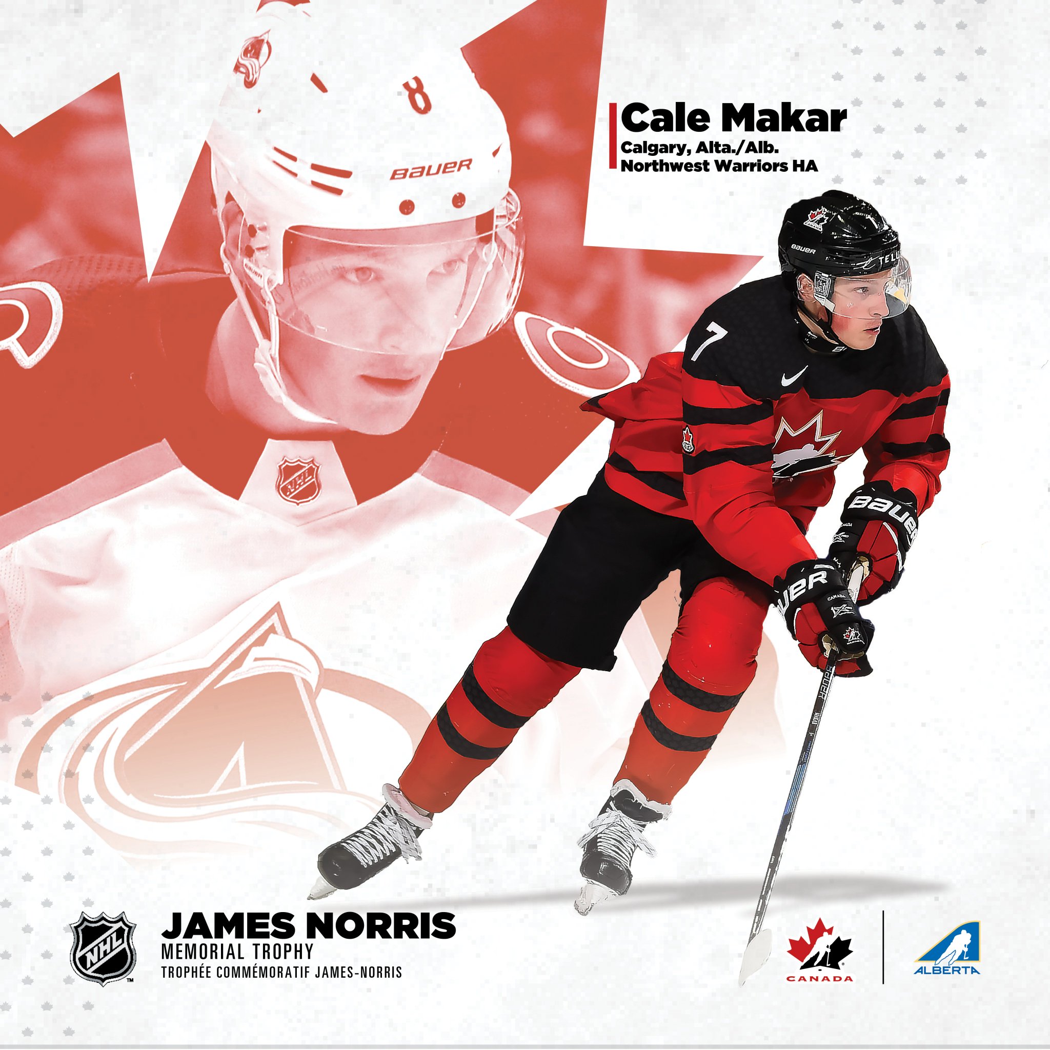 Everything for the blue line. Congratulations to Cale Makar on winning the  2022 Norris Memorial Trophy! #NHLAwards #EverythingForTheGame, By Bauer  Hockey