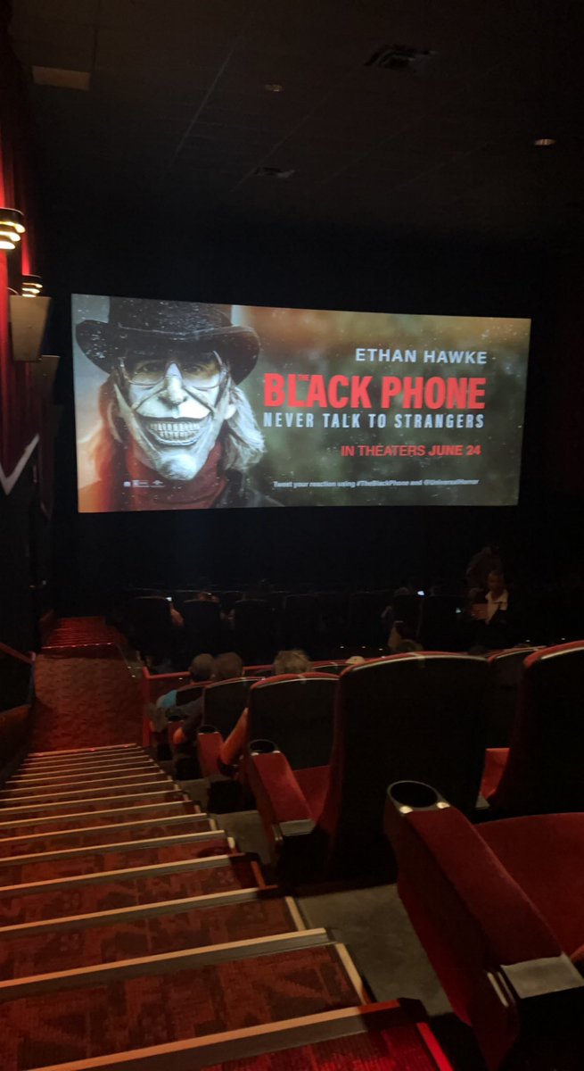 YourFavRedhead's tweet photo. Early screening of #TheBlackPhone #mpls @TTTschida https://t.co/Xv10v8dDWg