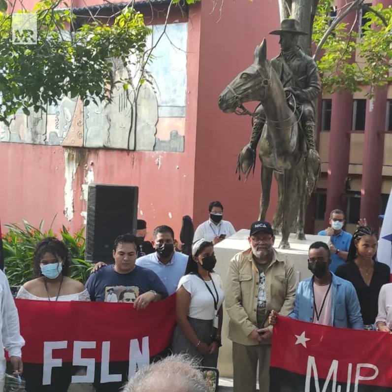 RManifiesto's tweet photo. 2/2  en este evento participó la Embajada de #Nicaragua, los embajadores de #Venezuela y #Cuba, así como el Movimiento Social Panameño solidario con Nicaragua Sandinista. 

🔴⚫🇳🇮🇵🇦✊🏼✊🏼 

#4319FuerzaDeVictorias
#Carlos86SeguimosVenciendo https://t.co/obleOZ4eV2