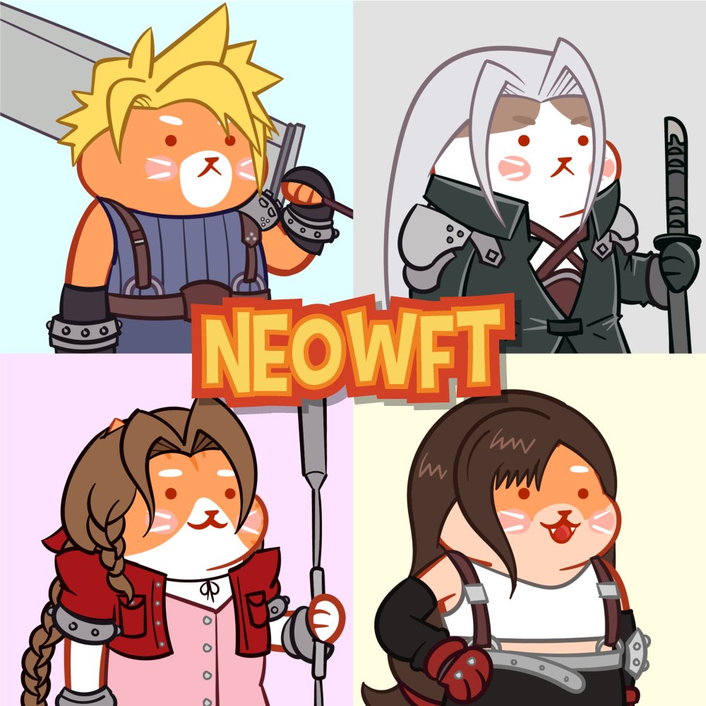 😺 NeowFT 177-180 have now been listed, they are now available on #opensea !

🚀 Go Check'em Out!

#nft #nftcommunity #nftcollector #nftmarketplace #openseanft #nftairdrop #nfts #nftart #catnft #cutenft #finalfantasy #finalfantasy7 #finalfantasyvii