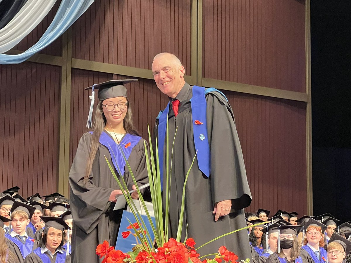 nottenloretta's tweet photo. The @St_Marys_Kitch graduation is underway. Inspirational words from Principal Wehrle, recognition for retiring staff and of community awards where students of various distinctions were celebrated for their accomplishments @WCDSBNewswire #SentToBuild https://t.co/DjoMNmp0tv