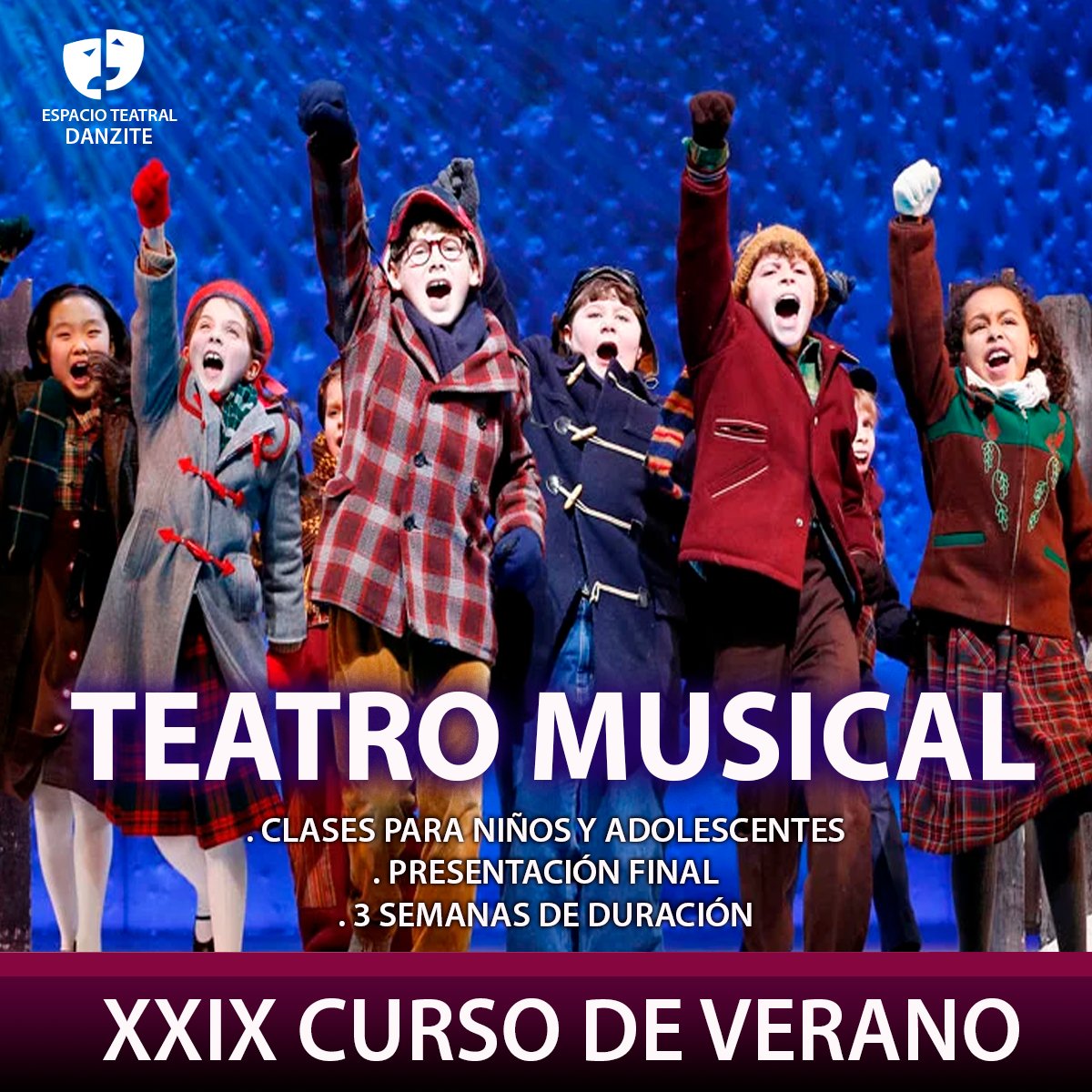 DanziteOficial's tweet photo. Esta de regreso nuestro tradicional Curso de Verano de Teatro Musical :)
#teatro #CursoDeVerano #Danzite #coyoacan https://t.co/t0CZwY2q2o