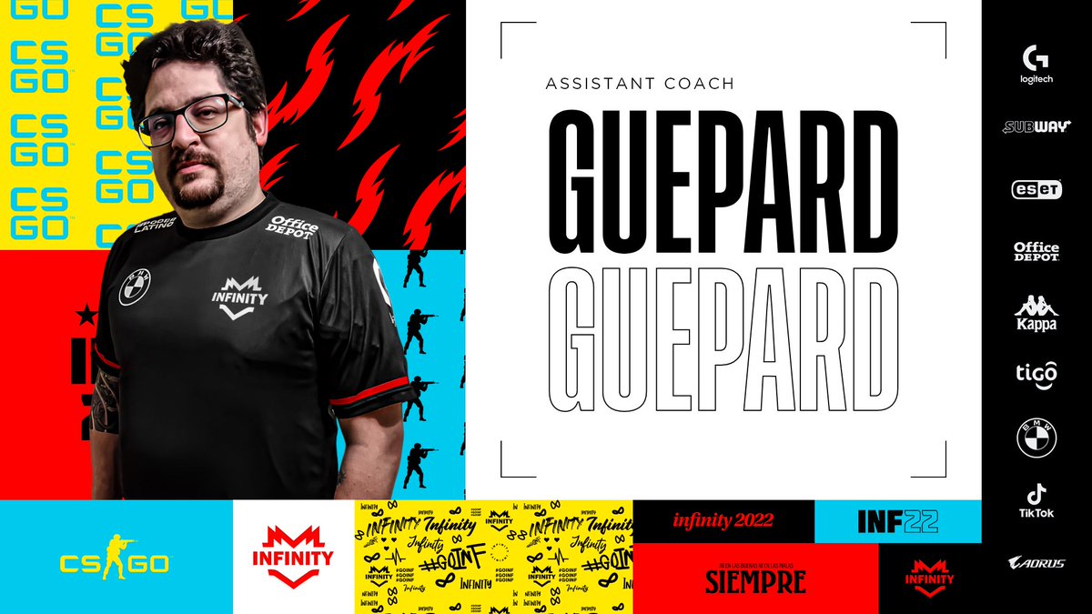 InFinitye_sport's tweet photo. ¡Un nuevo cerebro para nuestro staff de CS:GO! 🧠

Sumamos al gran @GuepaRdcs como nuevo Assitant Coach del equipo y trabajaremos juntos para alcanzar la gloria en Counter ⚡️ https://t.co/yeGnLRLzGT