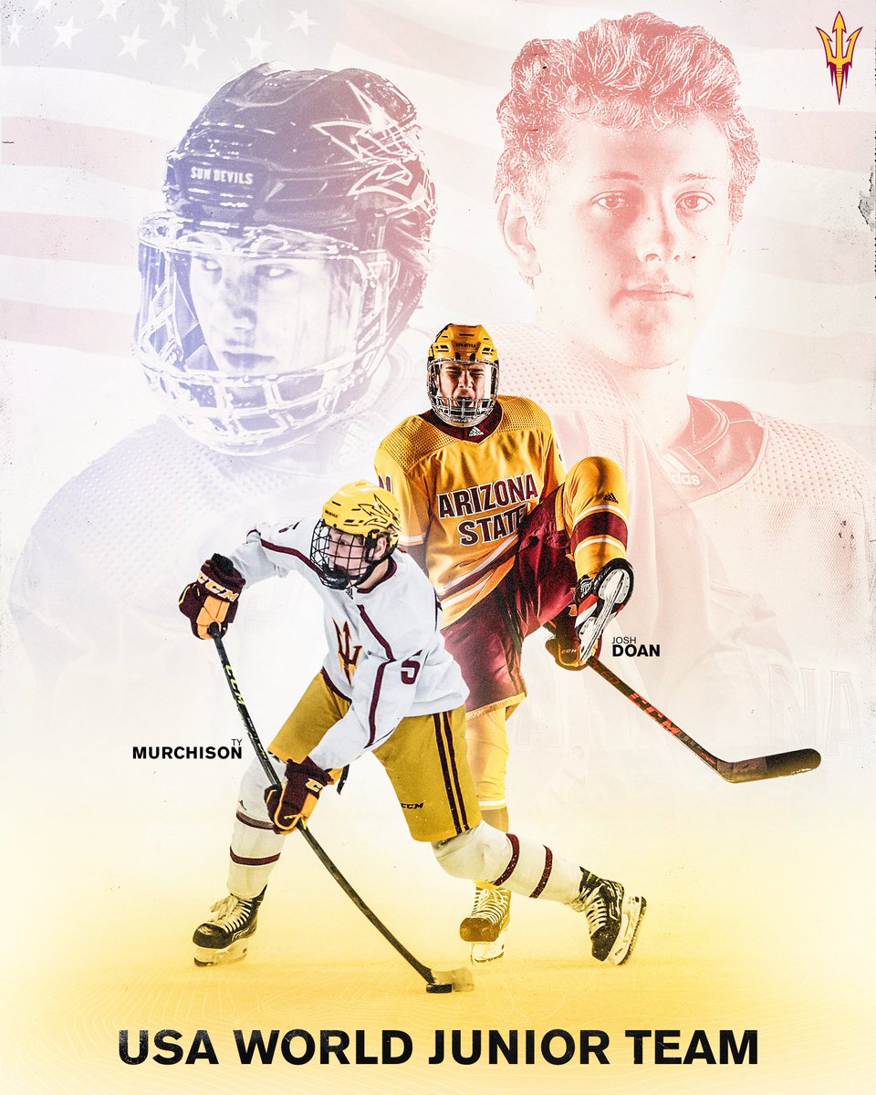 ASU 🤝 USA 🇺🇸

Doan &amp; Murchison were invited to the USA Hockey National Junior Evaluation Camp
🔗 bit.ly/3N7GPQl