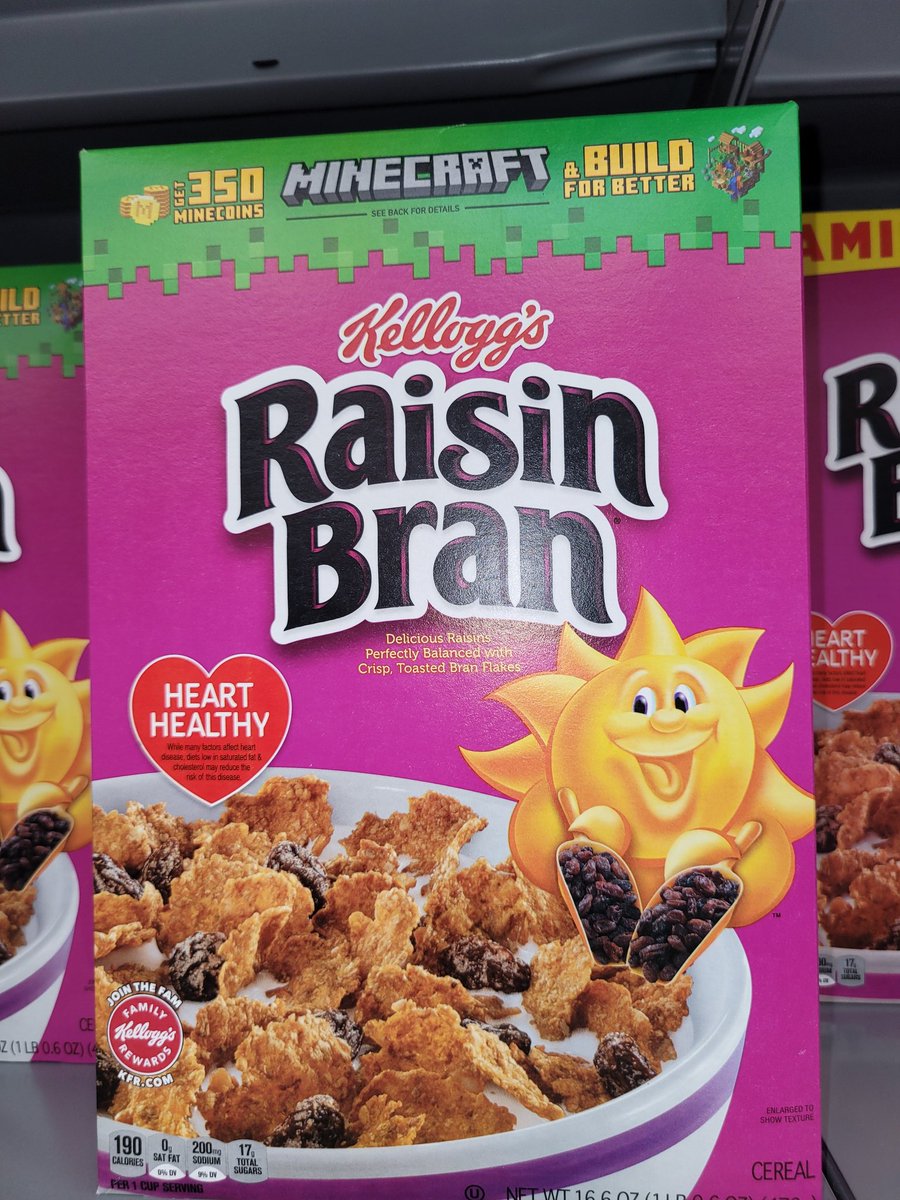 I want Ranboo to be on the front of my Raisin Bran box
