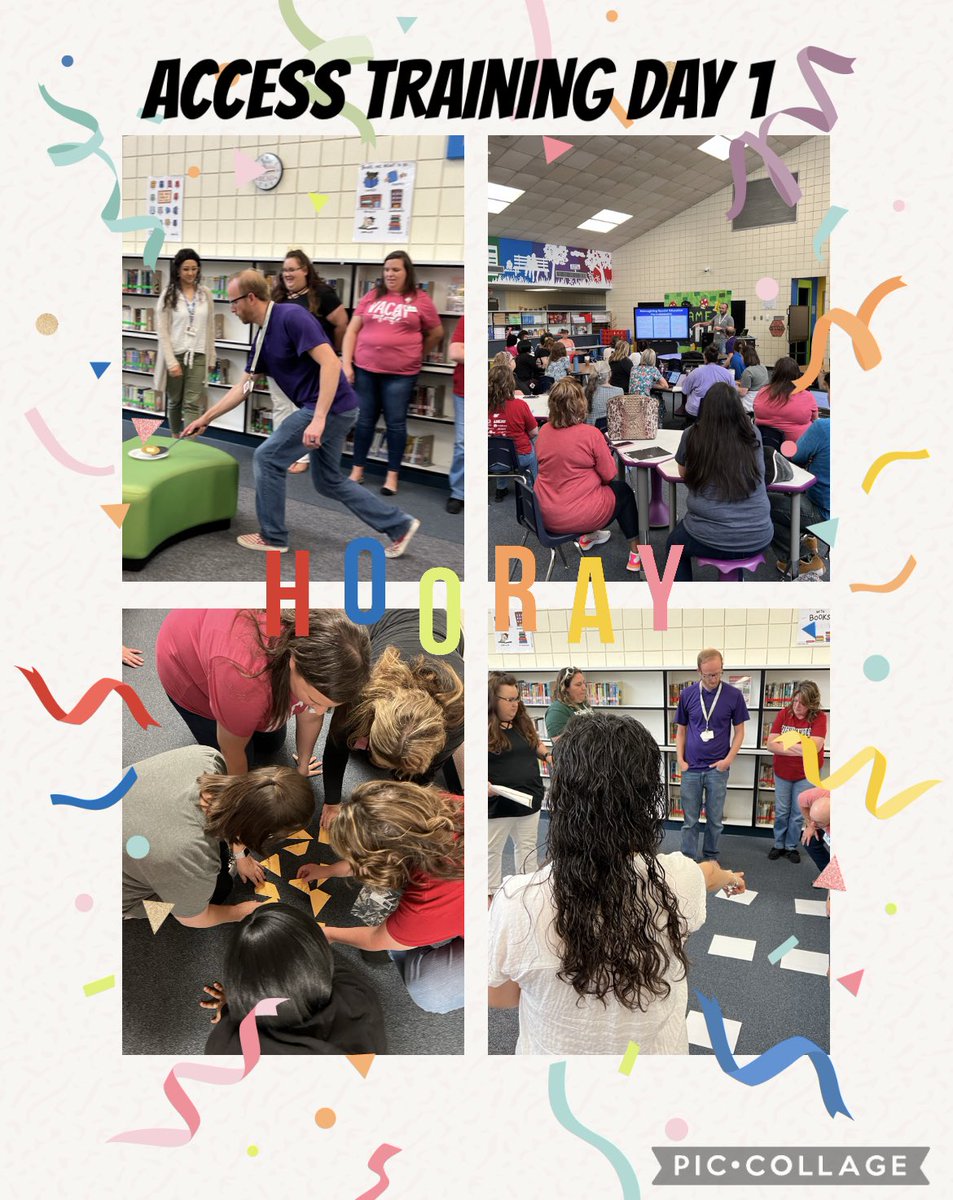 Klein ISD’s ACCESS summer training day one was a blast! Collaboration, interaction and learning are taking place! Can’t wait for tomorrow! @alissa_kutac <a href="/Mrcupial/">Krzysztof Cupial</a> <a href="/AmandaPastrano/">Amanda Pastrano</a> <a href="/uhsigep96/">Ian Blake</a> @SarahCato_KISD <a href="/cadproctor/">Dawn Proctor</a> @kirstenallman #TeamKleinSpEdP2p