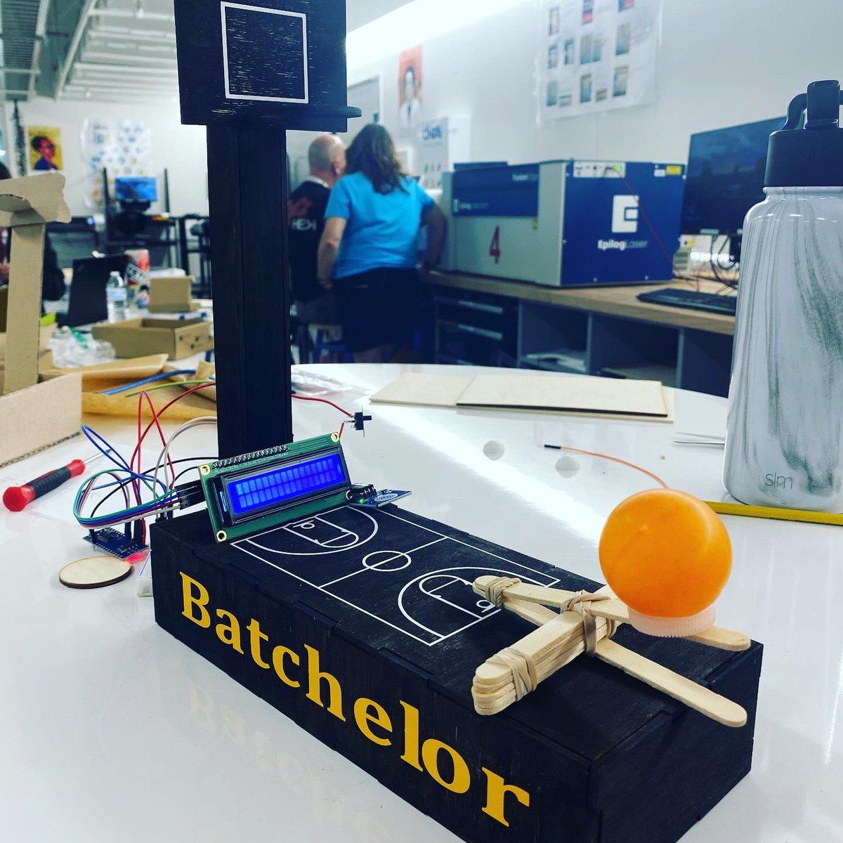 Day 2 of the Chattanooga Fab Institute! A lot of time was spent in the productive struggle phase with things not working how we thought they would (me) and other things breaking and having to start over (Stanger)! #ChattFab22