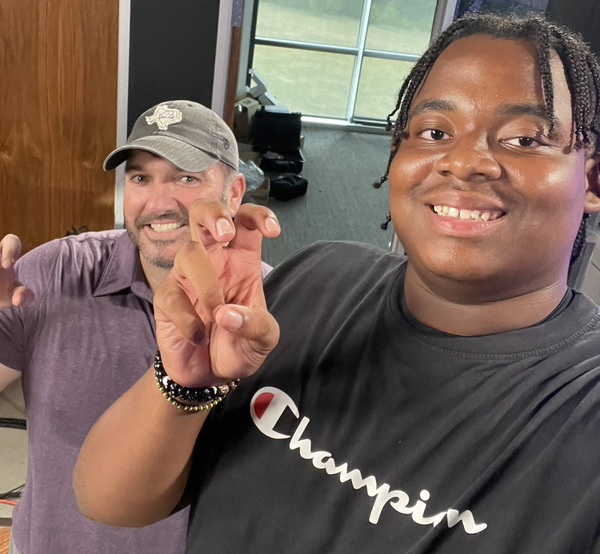 CoachBeaudin's tweet photo. It was another great day of “Dissecting The Frogs” on @frogstoday! So excited to have @andrecojoe & @MikalPilot in studio!
Be on the lookout for these episodes to drop and be sure to subscribe to https://t.co/ZHgM1nOwWL 🐸 for all of you TCU action! https://t.co/nNpHekSRE7