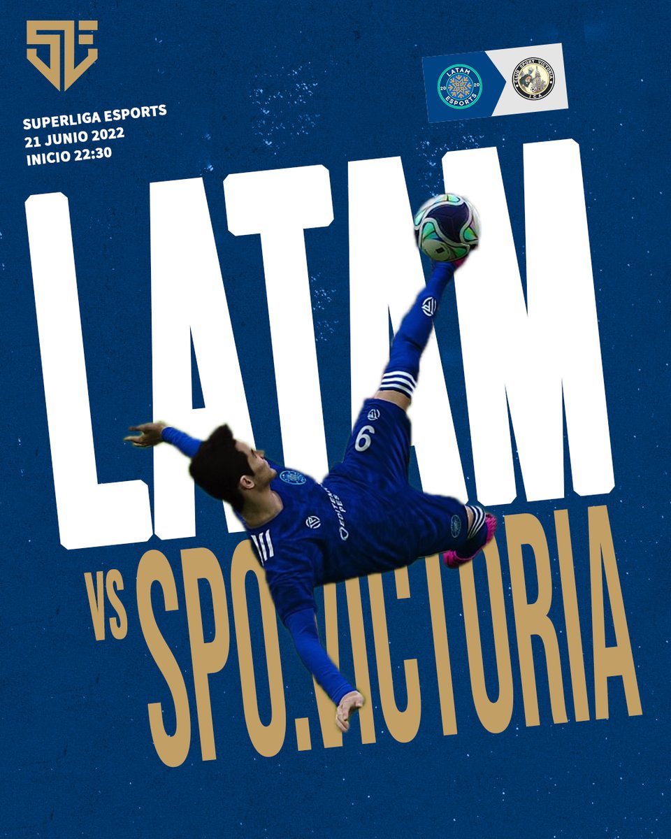 ¡𝐕𝐀𝐌𝐎𝐒, 𝐋𝐀𝐓𝐈𝐍𝐎𝐒!💪
¡¡𝐂𝐎𝐌𝐏𝐑𝐎𝐌𝐈𝐒𝐎 𝐘 𝐄𝐒𝐅𝐔𝐄𝐑𝐙𝐎! 🗣️

⚽ LATAM ESPORTS vs. SPORT VICTORIA ESPORTS 
🏆 #SLEPERU
📌 JORNADA 1
⏰ 10:30 p.m.
🏟 EP ARENA
📲 #LATAMvsSPOVICTORIA

#VamosLATAM