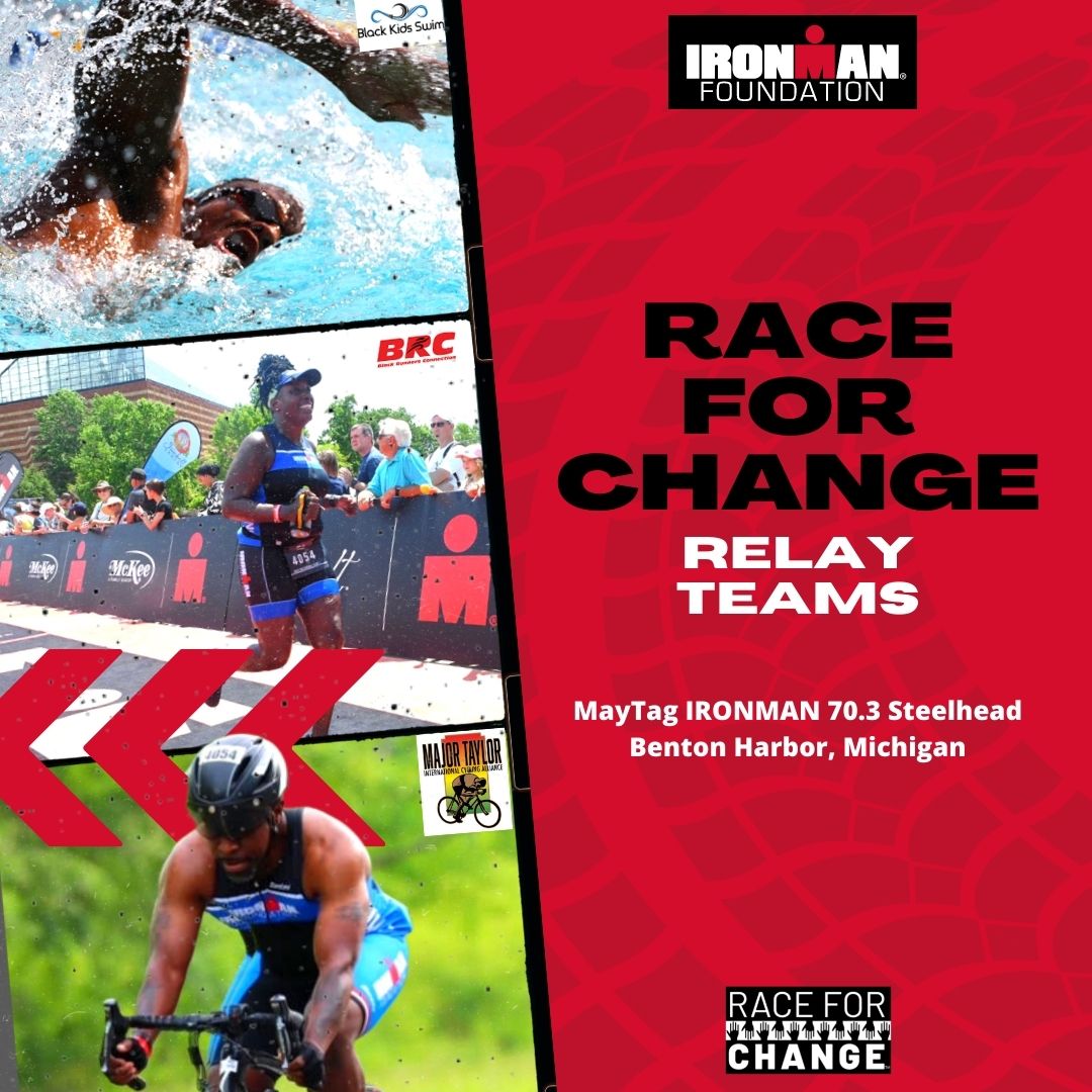 We're excited to be participating in the MayTag <a href="/IRONMAN/">Aurel L.</a> 70.3 race in #BentonHarbor this SUNDAY- courtesy of <a href="/IMF_Foundation/">IRONMAN Foundation</a> #RaceForChange #diversity initiative.
#EachforEqual #raisingthebar #RaceForMore #DEI #triathlon #GivingGloballyActingLocally #TEAMIMF #AnythingIsPossible