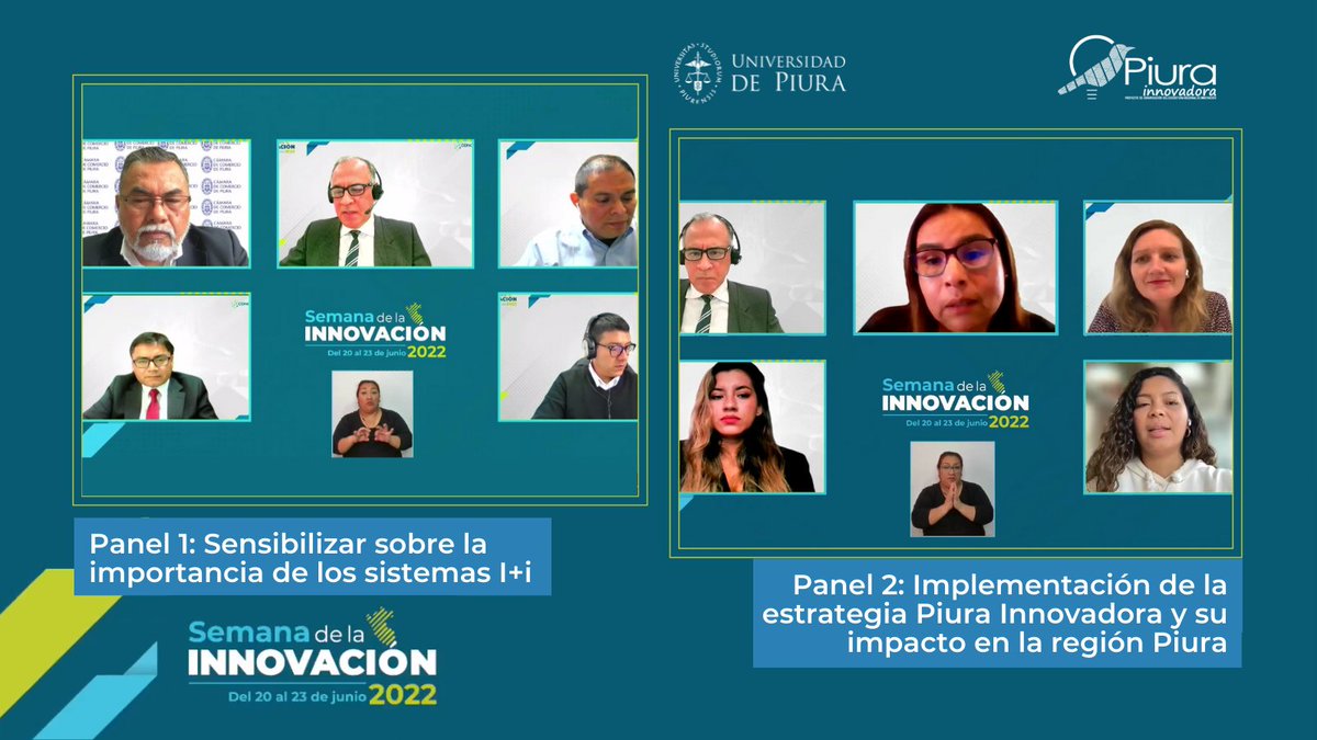 Compartimos con alegría el exitoso desarrollo de la Plenaria Regional de Piura en la Semana de la Innovación del <a href="/ConcytecPeru/">Concytec Perú</a> en donde se mostraron las estrategias articuladas en las que se viene trabajando con éxito 👏🏻 #YoInnovoPorElPerú