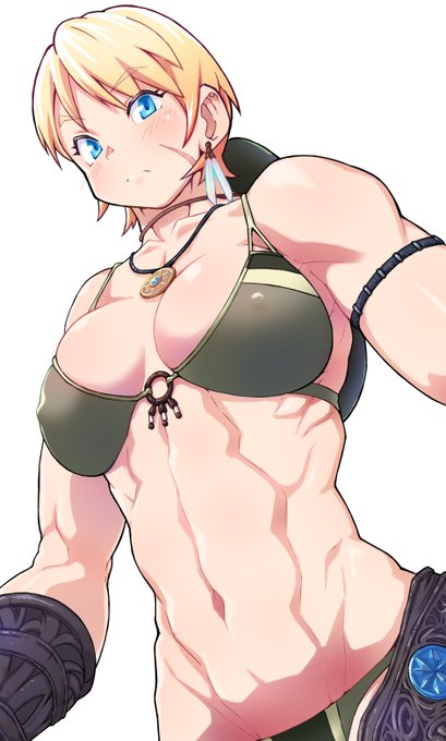 #これ見た人はお腹を貼る
がっしりでもむちむちでもよい😏 