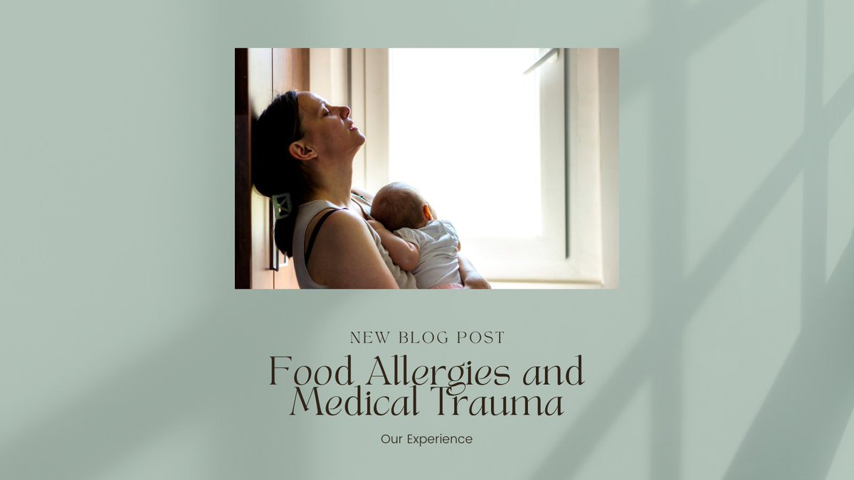 #Foodallergies and medical trauma can be very real and very impactful. We open up about our experiences in this week’s blog post. ❤️ 

foodallergymom.com/2022/06/20/foo…

#foodallergyfamilies #foodallergymom #foodallergyawareness #newblog