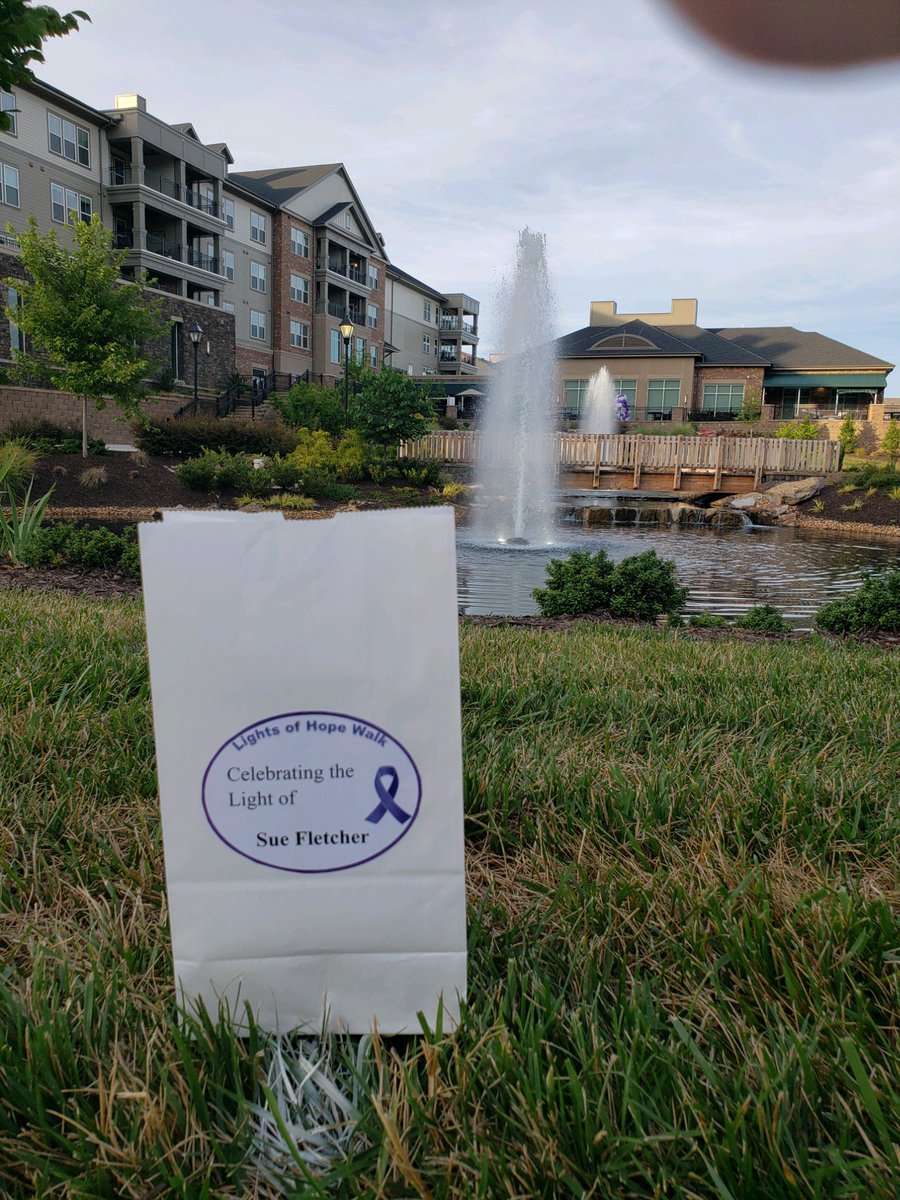 More than 320 luminaries are shining a light on the fight against Alzheimer’s at Lakewood’s Lights of Hope luminary walk on #TheLongestDay All of the proceeds will be donated to the <a href="/alzassociation/">Alzheimer's Association</a> #ENDALZ 💜