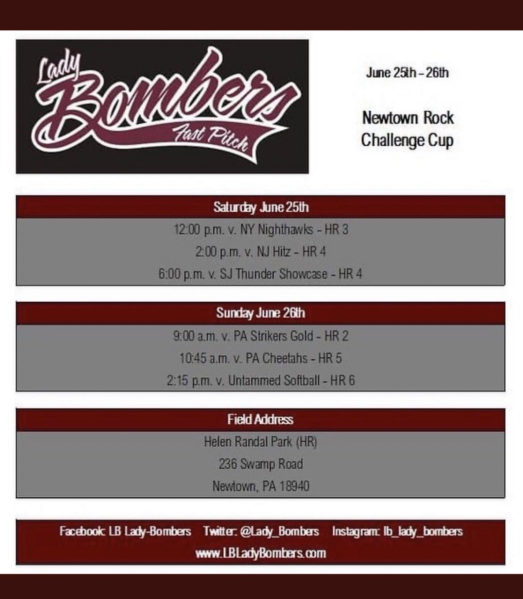 ryleighbilbrey's tweet photo. schedule for this weekend!! https://t.co/TiI18mrrLh