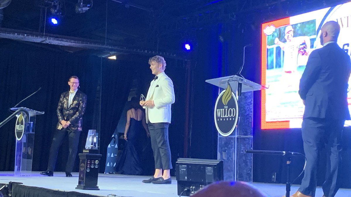 #WILLCOS22 Baseball Player of the Year - BLAKE BEVIS! Congratulations! 
#RTTR