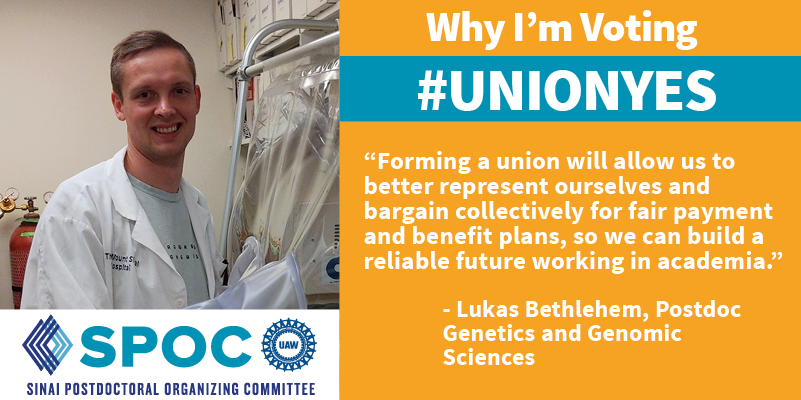 spocuaw's tweet photo. Thank you Lukas for sharing why you're voting #UnionYes - polls are open at 9am tomorrow morning in the student lounge in Annenberg! https://t.co/pOid5xlwjj