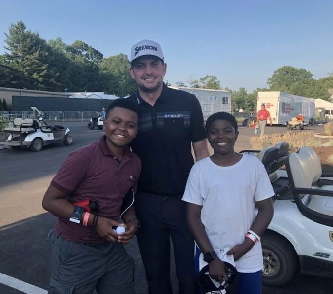 ctgregjones's tweet photo. @Keegan_Bradley excited to join you tomorrow.  Two of our kids from our Legacy Foundation with you in 2019. Now the biggest kid (Me) gets a chance to hangout with you. https://t.co/PbGuBugzXd