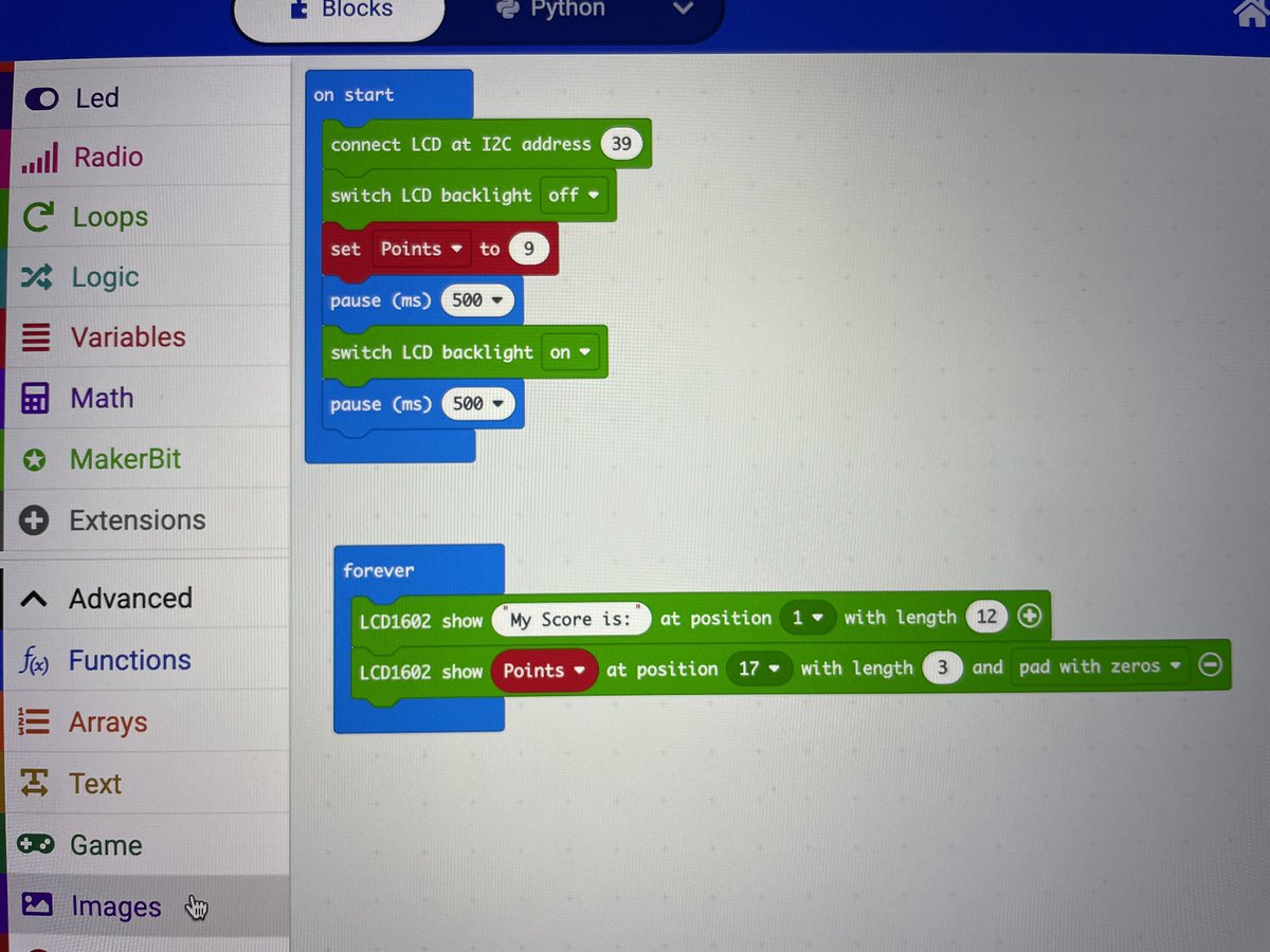 CoachStone12's tweet photo. Model productive struggle! I was so annoyed that we couldn’t get the PIR sensor &amp; the LCD screen to run on @microbit_edu at #chattfab22, I had to go home &amp; tinker until we solved it. I learned the PIR jumper cap changes else to hitch setting. Also, found a working i2c extension! https://t.co/O9QDRMLbqu
