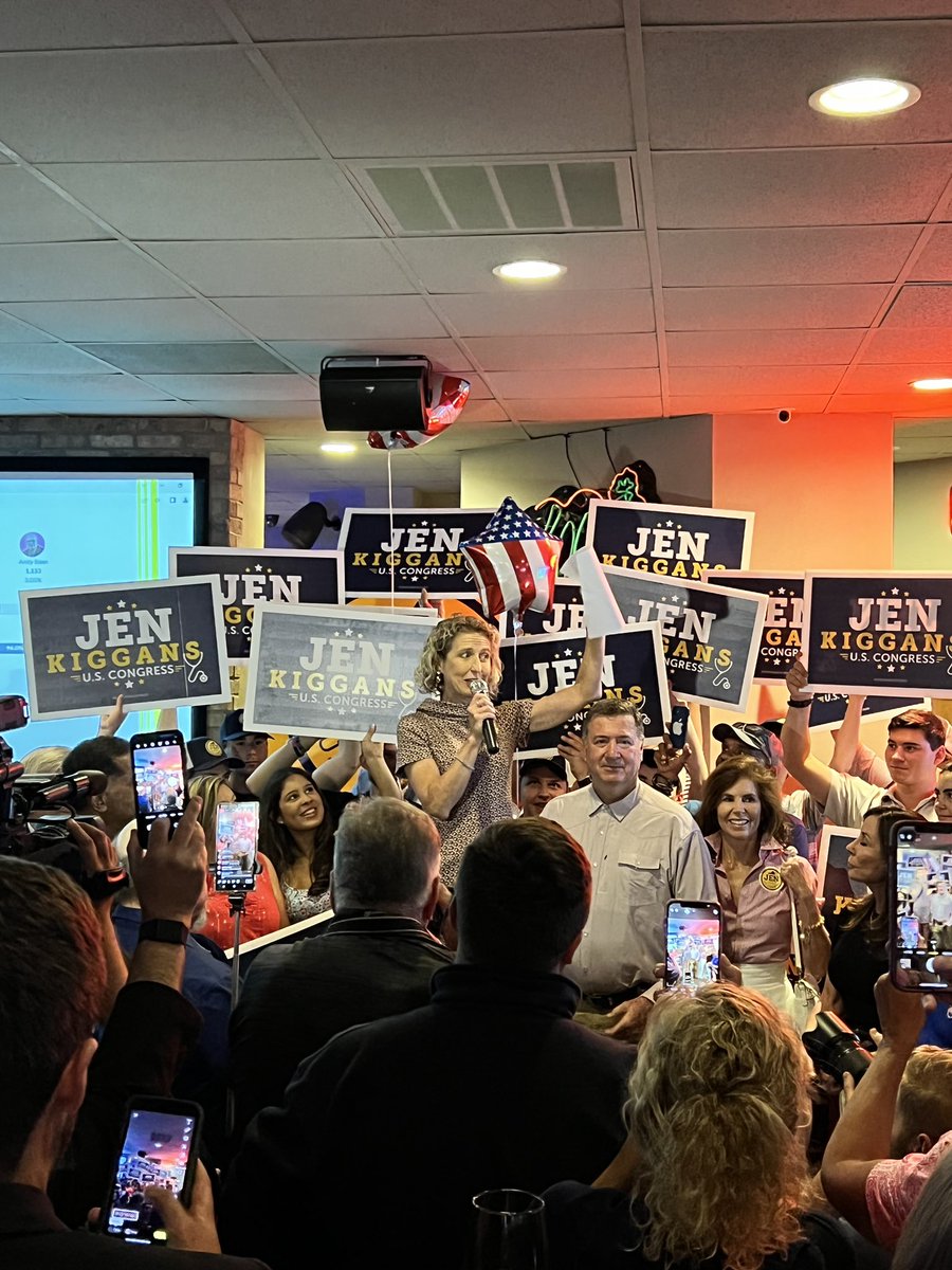 JenKiggans's tweet photo. We have the momentum! We’re flipping this seat come November!! 🇺🇸🇺🇸 https://t.co/XrxYPXN9yt