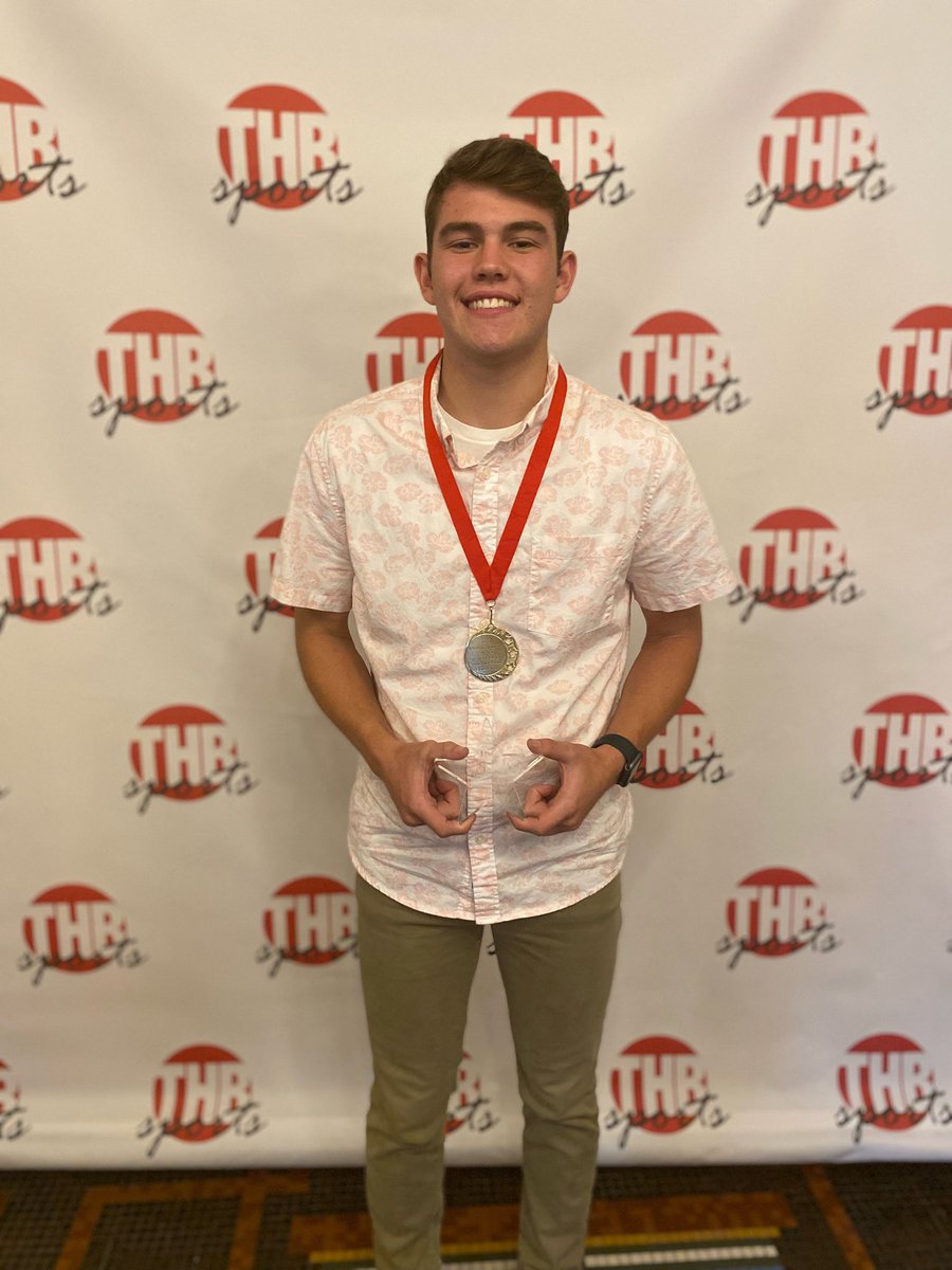 Tyler Houk with the Johnny Wilson Award!