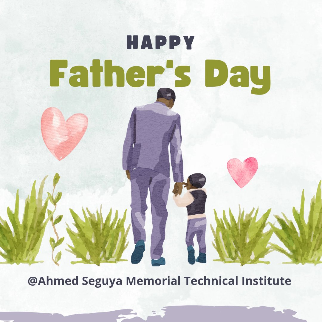 'Fathers are men who dared to place the world's hopes and dreams in their children.'

We celebrate all Father's who work hard to see their children get all they have dreamt of.

#youthentrepreneurshipspark 
#Ahmedtechnicalinstitute
#AhmedInstitute 
#fathersday2022 
#fathersday