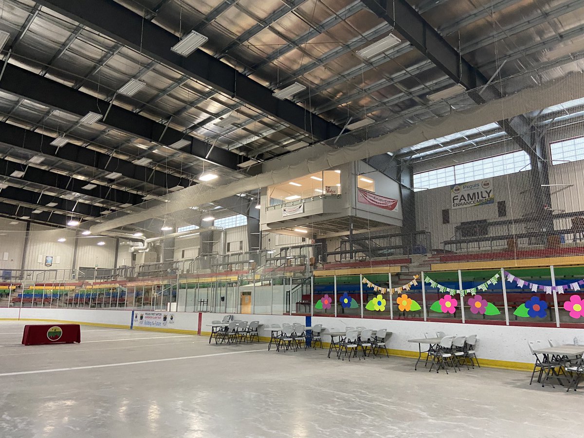 test Twitter Media - Finally, I was off to Peguis First Nation. Thank you to Chief Hudson for graciously touring me throughout his community, including the beautiful arena, the home of some very talented hockey players! Great to see it all decorated for #IndigenousPeoplesDay https://t.co/KG7KYUSiLe