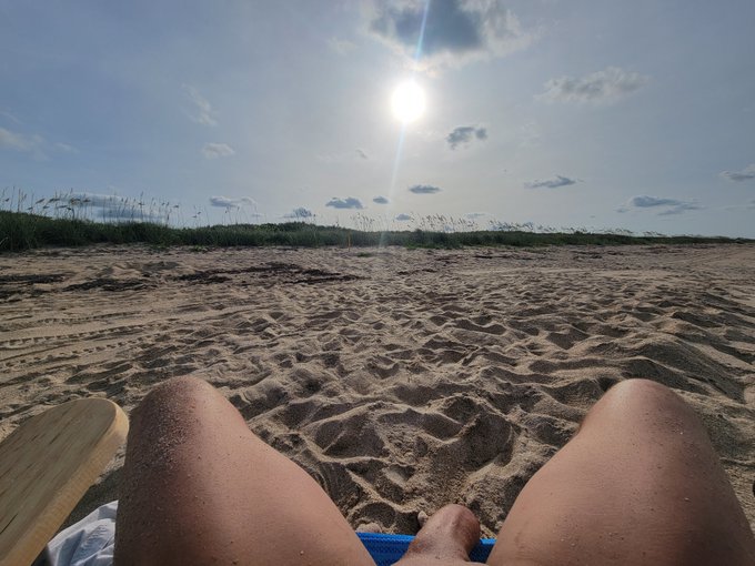 1 pic. Last day at the beach ?? #nudebeach #pegme #funinthesun #florida https://t.co/K9htG2f2e9