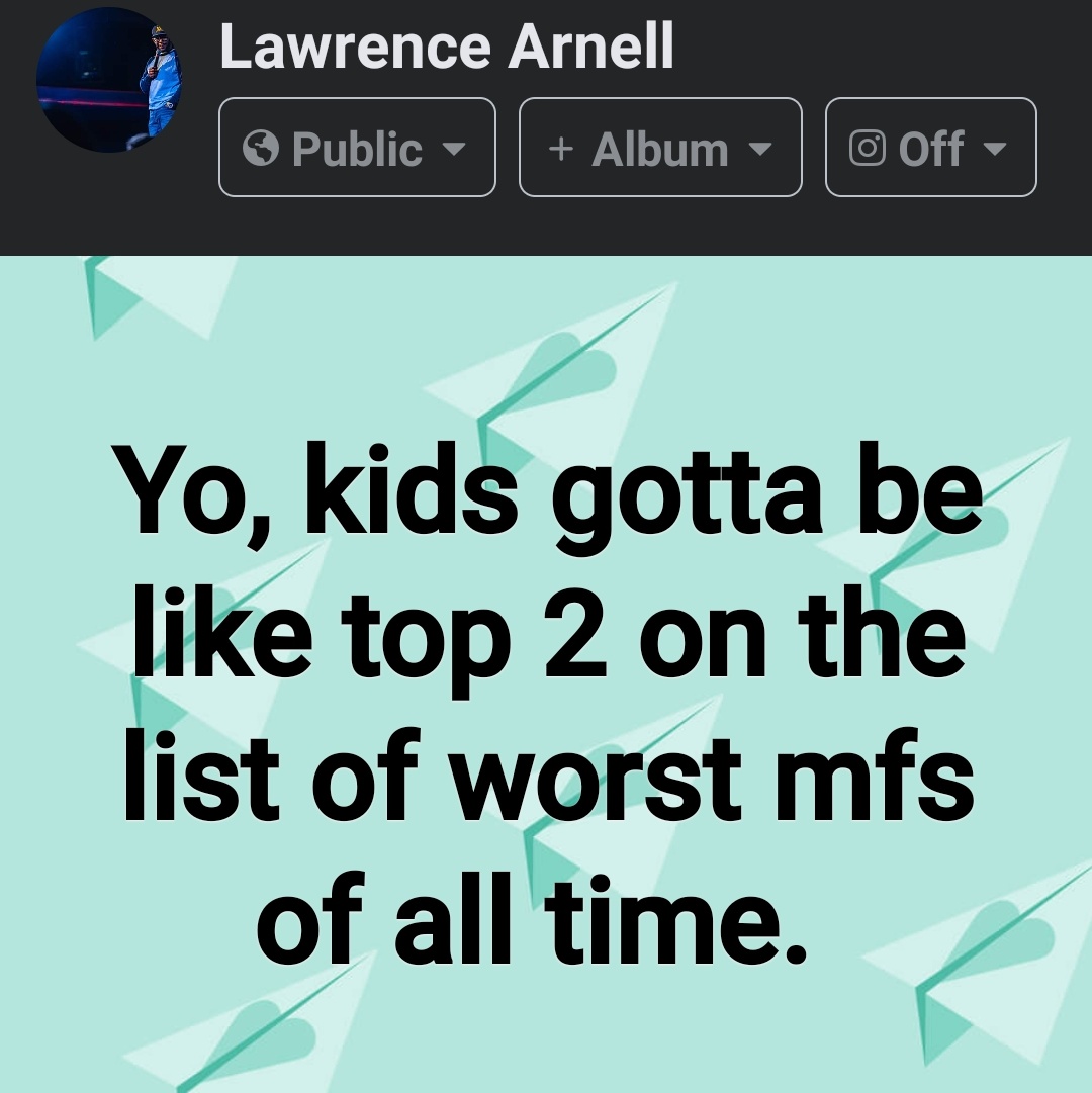 Lawrence Arnell tweet media