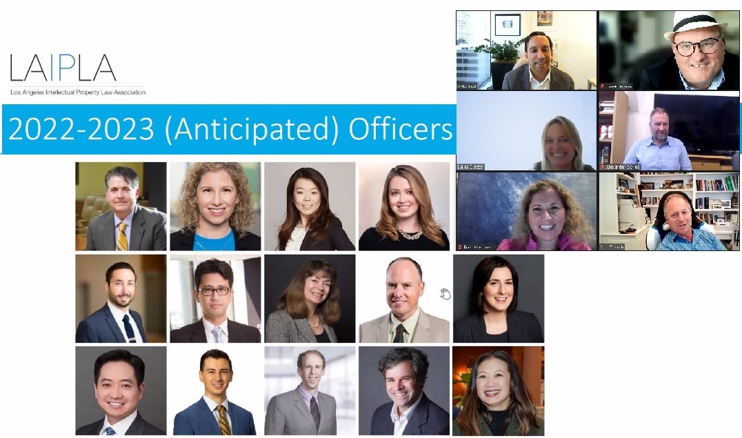 Honored to be a past president of the Los Angeles Intellectual Property Law Association. Gratifying to see the current leaders doing a great job. <a href="/LAIPLA/">LAIPLA</a> #scott4irvine