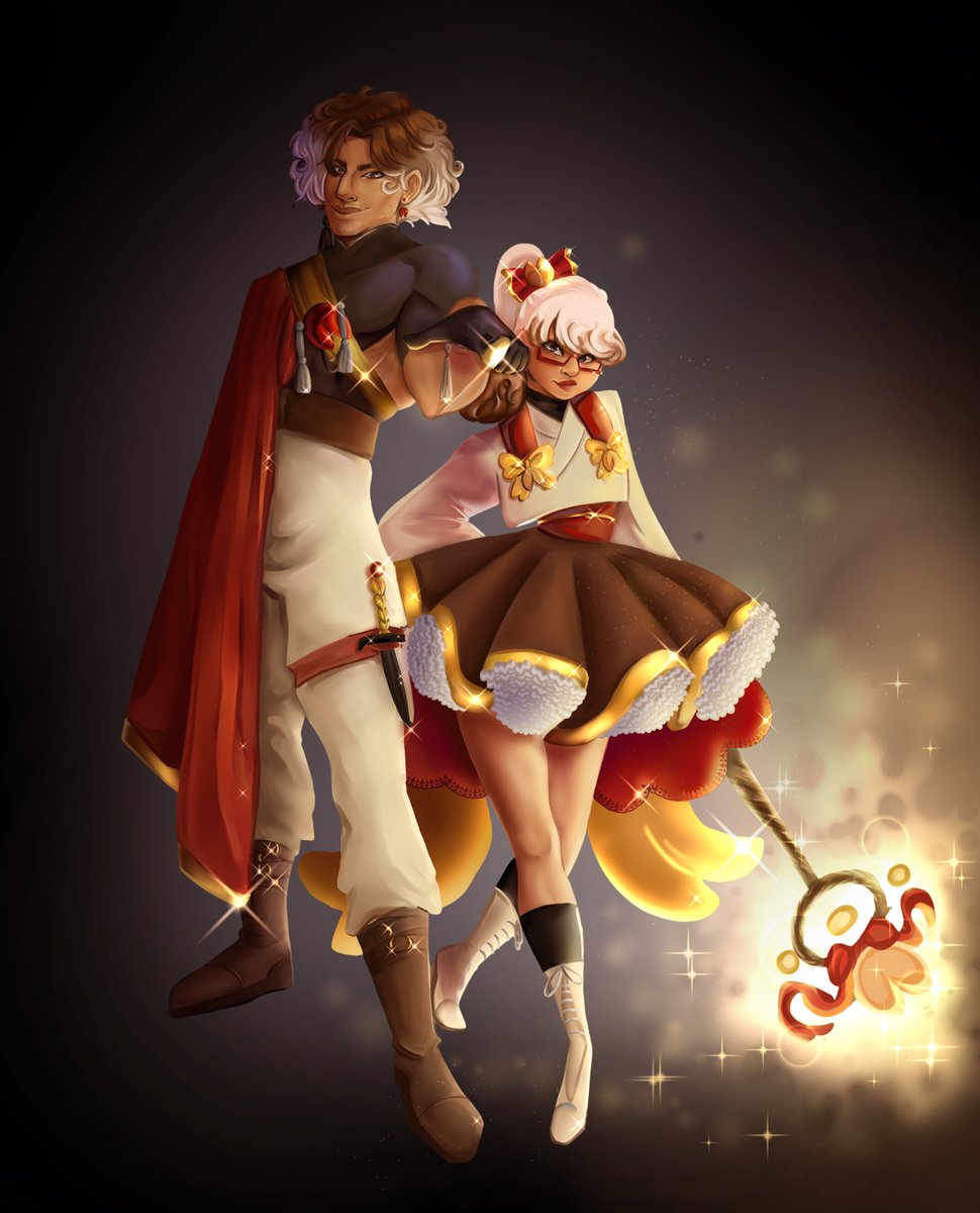 bellapgart's tweet photo. A commission for two lovely clients! Had a blast with it https://t.co/JuHlI5mOUU