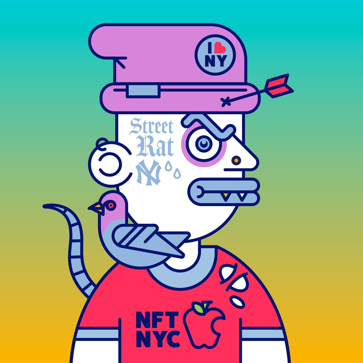 His hands are too busy holding pizza 🍕 

Every engagement will be considered for Tier 1 mint. It’s FREE!!! 

Love y’all!
🤘