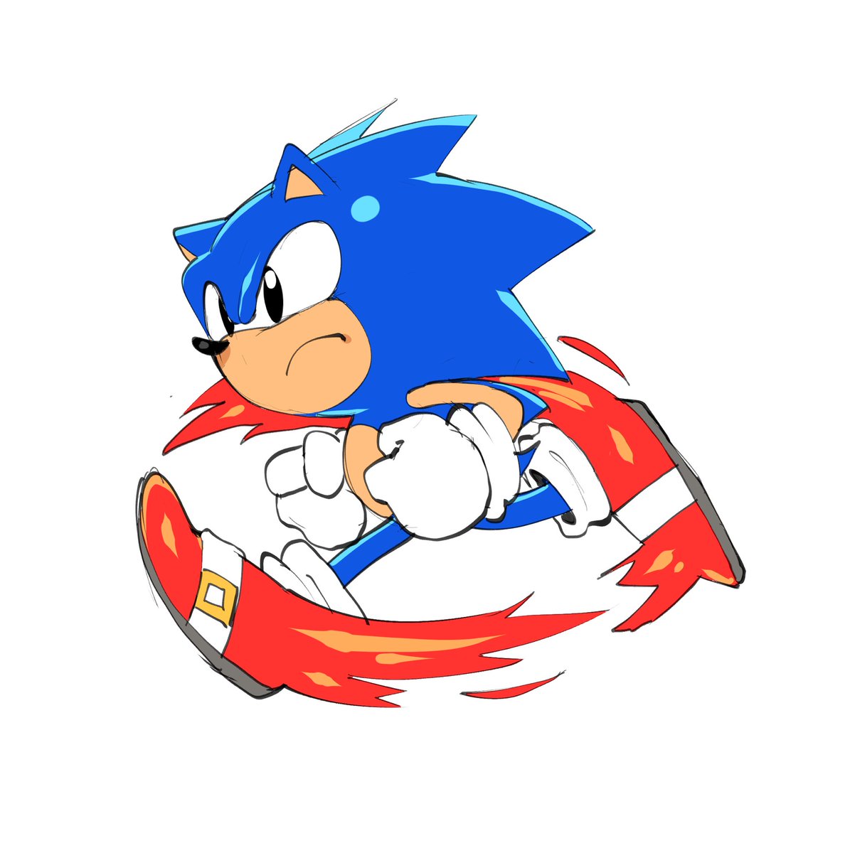 sonic the hedgehog 1boy male focus furry male solo furry gloves white gloves  illustration images