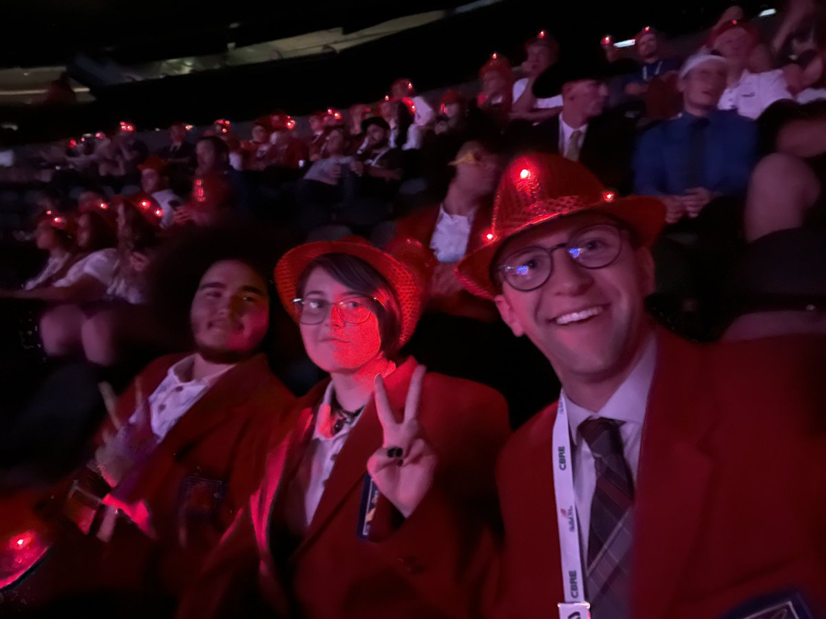 nhs_academies's tweet photo. Representing Nebraska at the Opening Ceremony! Our students are excited to compete tomorrow at National Leadership &amp; Skills Conference! #NLSC22 #npspanthers https://t.co/MXkLF1QAj2