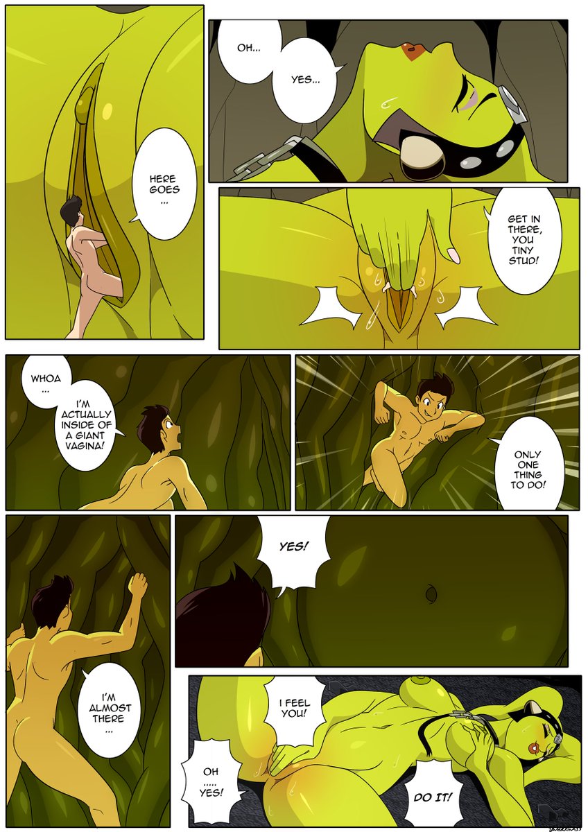 Dangerking11th's tweet photo. "Oola's Big Break pg.5" Commissioned and written by @giantessphile https://t.co/09O8XWDzU5