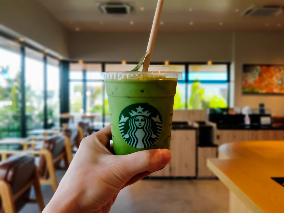 「ダブル抹茶ティーラテ アイス」の感想とカスタマイズお教えします‼