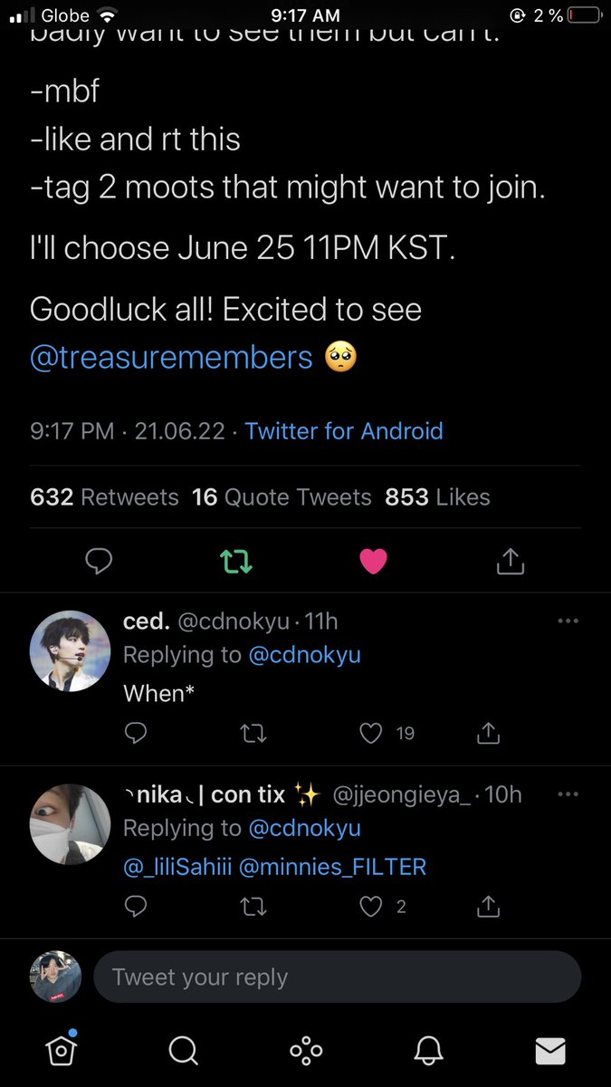 taeoxopaws's tweet photo. @cdnokyu @treasuremembers thank u for this ga hoping to win po first concert if ever na mapili deserve natin makita ang treasure tysm ate ced for sharing your blessings to us trsr is so proud of u sana matupad dream ko makita sila,i hope u can make my dream come true ate,goodluck @NISSEBASKET @lhsbrentzy https://t.co/mjGLu2RuAo