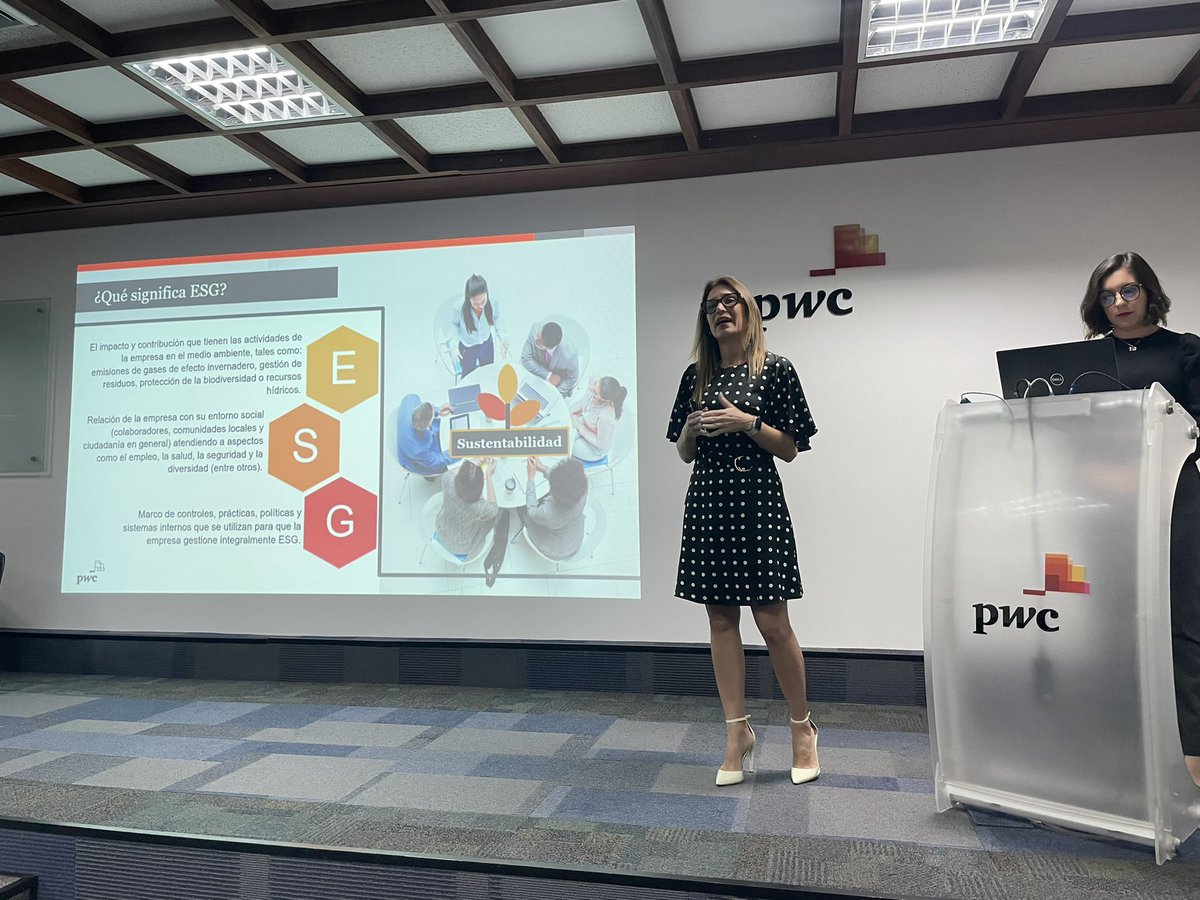 Fedeuropa1's tweet photo. Durante nuestra reunión mensual de presidentes y secretarios tuvimos el agrado de recibir una charla sobre la importancia del #ESG de la mano de @PwC_Venezuela , la socia especialista en #ESG  @veritocariello nos  comentó los avances en este tema en Vzla y Europa. https://t.co/UbPetBZcrH