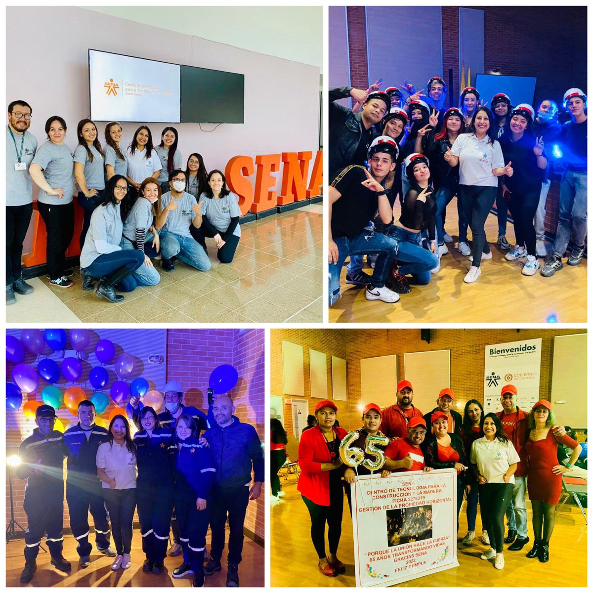 andrealrg's tweet photo. Hoy se celebra la entrega, desempeño y esfuerzo de todos los que pertenecemos a esta gran institución, día a día seguimos transformando vidas y generando nuevas oportunidades! #65AñosSENA #OrgulloSena 🧡🥳 https://t.co/niv7exvYV8