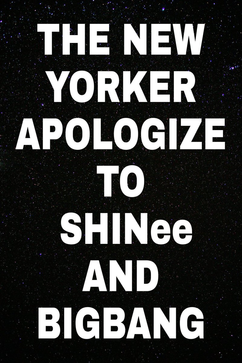 IVIPStillAlive's tweet photo. La desinformación es una enfermedad que siempre ha dañado al KPOP, estamos cansados de que se repita la misma historia. 
¡EXIGIMOS RESPETO! 

Apologize to SHINee and BIGBANG now! 

#TammyKimApologize 
#NewYorkerApologize 
@ygent_official   @NewYorker https://t.co/auniHrXPNB